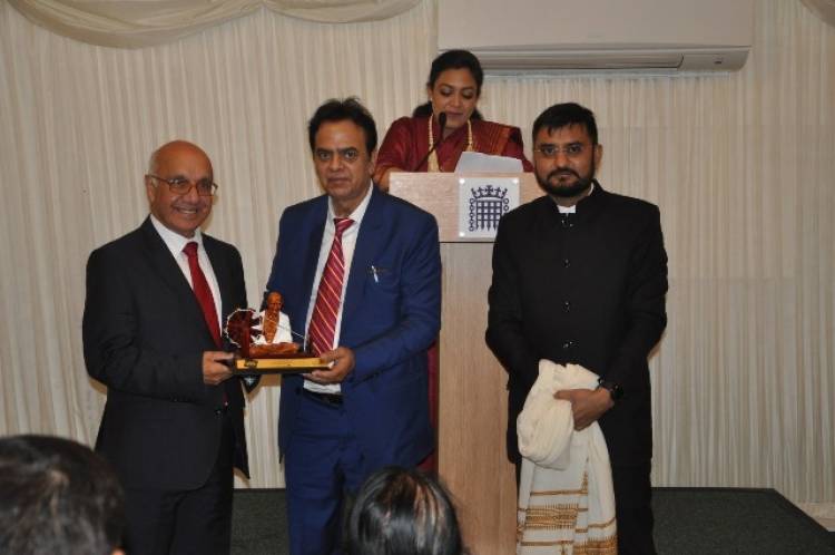 AESL Managing Director and Chairman JC Chaudhry conferred with “Global Gandhi Award 2019” at House of Commons in London