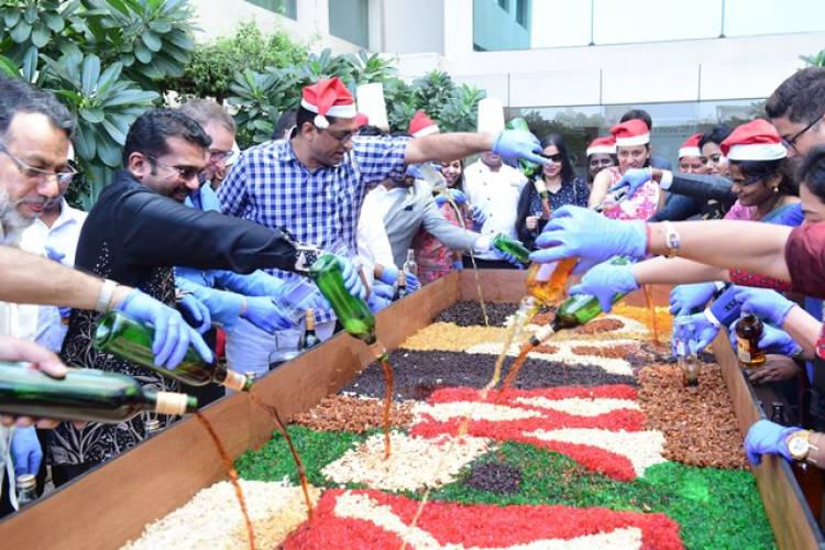 Courtyard by Marriott hosted their Christmas Cake Mixing Ceremony on 3rd November 2019