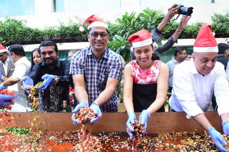 Courtyard by Marriott hosted their Christmas Cake Mixing Ceremony on 3rd November 2019
