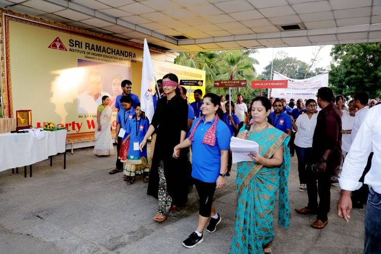 Mrs.Kiruthiga Udhayanidhi launched the TNBCA official flag and flag offed the walkathon