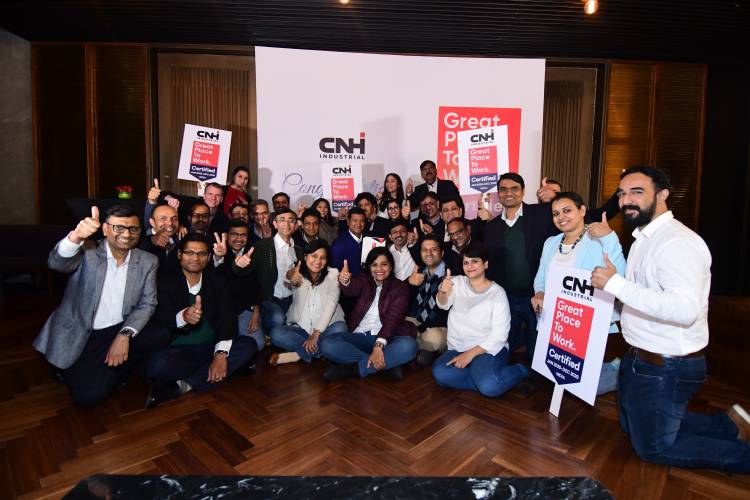 CNH Industrial India certified as a 2020 Great Place to Work
