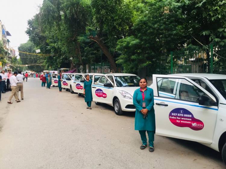 Sakha ‘Women With Wheels’ - Women driven Cabs launched from IGI Airport Terminal-3