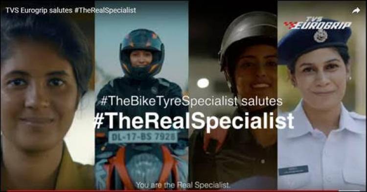 TVS Eurogrip's celebrates contribution of women with “#TheRealSpecialist” social media campaign