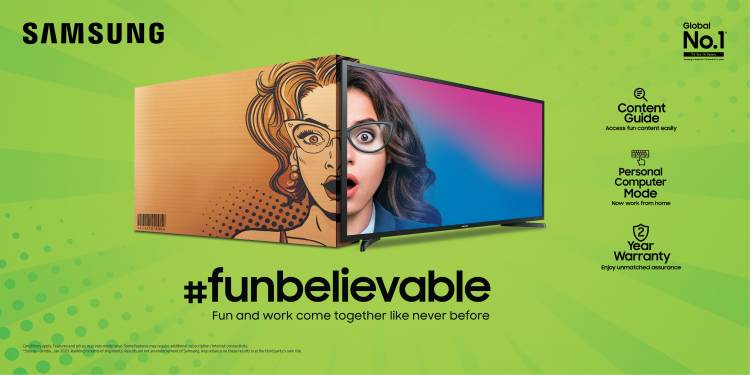 Samsung Launches New #funbelievableTelevision Series With Unique‘Make for India’ Innovations