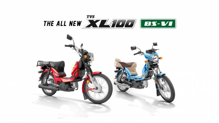 TVS Motor Company Launches its 2020 TVS XL100  BS-VI range