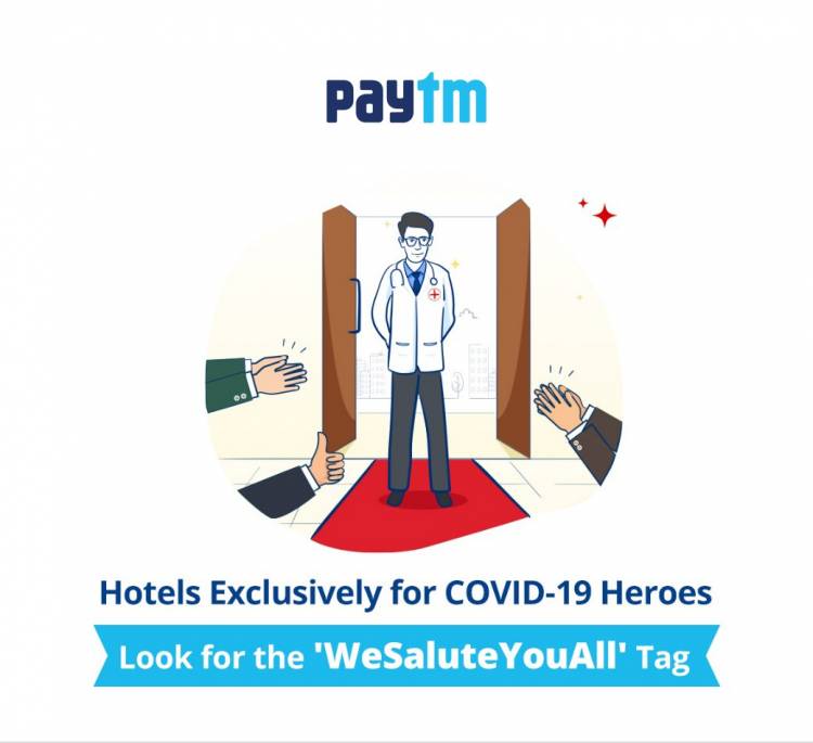 Paytm teams up with hotels to offer temporary accommodation for healthcare professionals fighting COVID-19