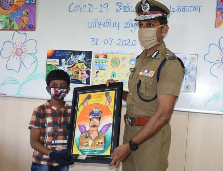  VELAMMAL EXCELS IN STATE LEVEL ART CONTEST