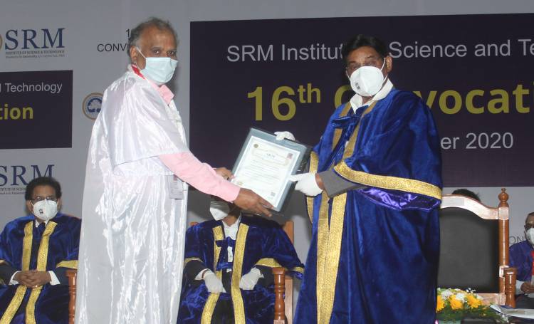ISRO Chairman urges students to innovate at SRM's 16th Annual Convocation
