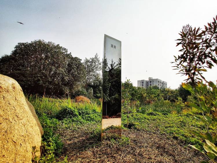 Monolith Installation at Forest Park in Ahmedabad by Symphony Ltd was an initiative to promote nature and sustainability in India