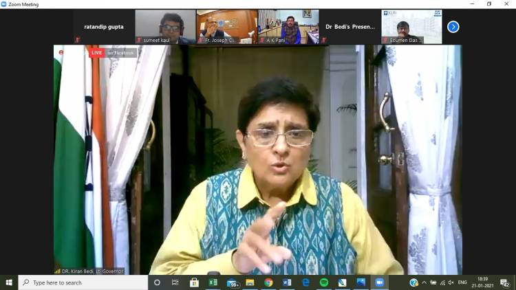 PGDM(GM) class of XLRI Hosts a Leadership Talk with Dr. Kiran Bedi