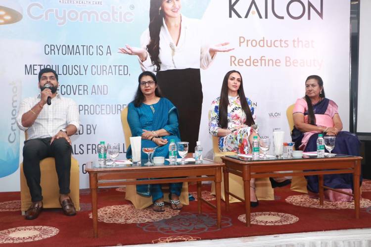 #KolorsCryomatic launch.. #Kailon   @Esha_Deol calls #Chennai as her home town.. 