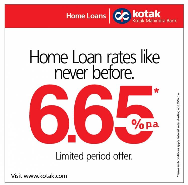 A Simple but Powerful Message – Kotak Home Loans @ 6.65% p.a.
