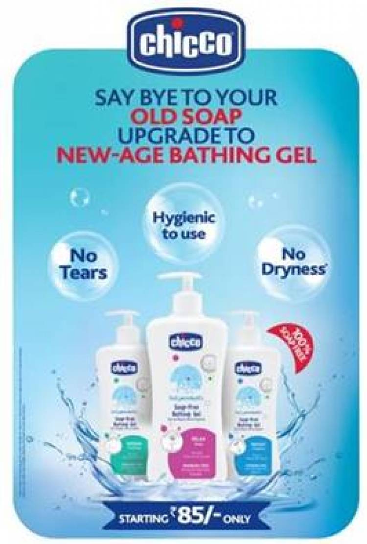 Relax, Refresh and Protect your baby’s skin with Chicco Bathing Gel Range