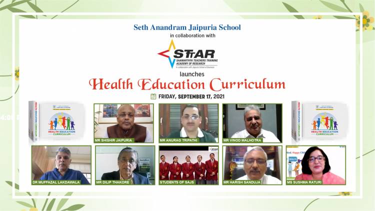 Seth Anandram Jaipuria Group of Schools launches Health Education Curriculum in collaboration with STTAR