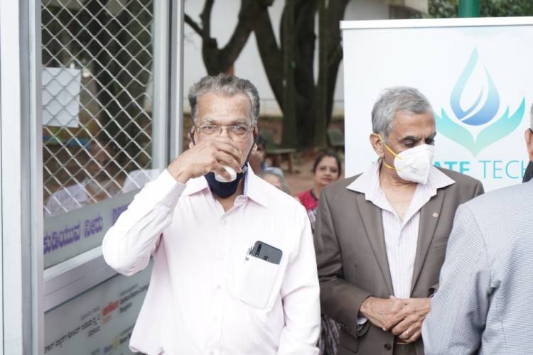Advanced technology-based MEGHDOOT Atmospheric Water Generator (AWG) plant inaugurated at the Jawaharlal Nehru Planetarium (JNP), Bengaluru. The AWG provides pure drinking water sourced from the atmosphere.