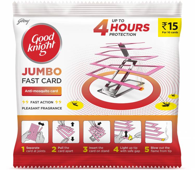Goodknight unveils latest innovation - Jumbo Fast Card, a unique paper-based mosquito repellent at just INR 1.5 per usage