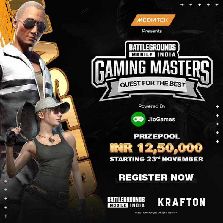 MEDIATEK AND JIO’S 'GAMING MASTERS 2.0' STARTS WITH BATTLEGROUNDS MOBILE INDIA (BGMI) ON JIOGAMES
