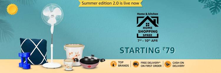 Amazon.in announces ‘Home Shopping Spree’ from 7th to 10th April