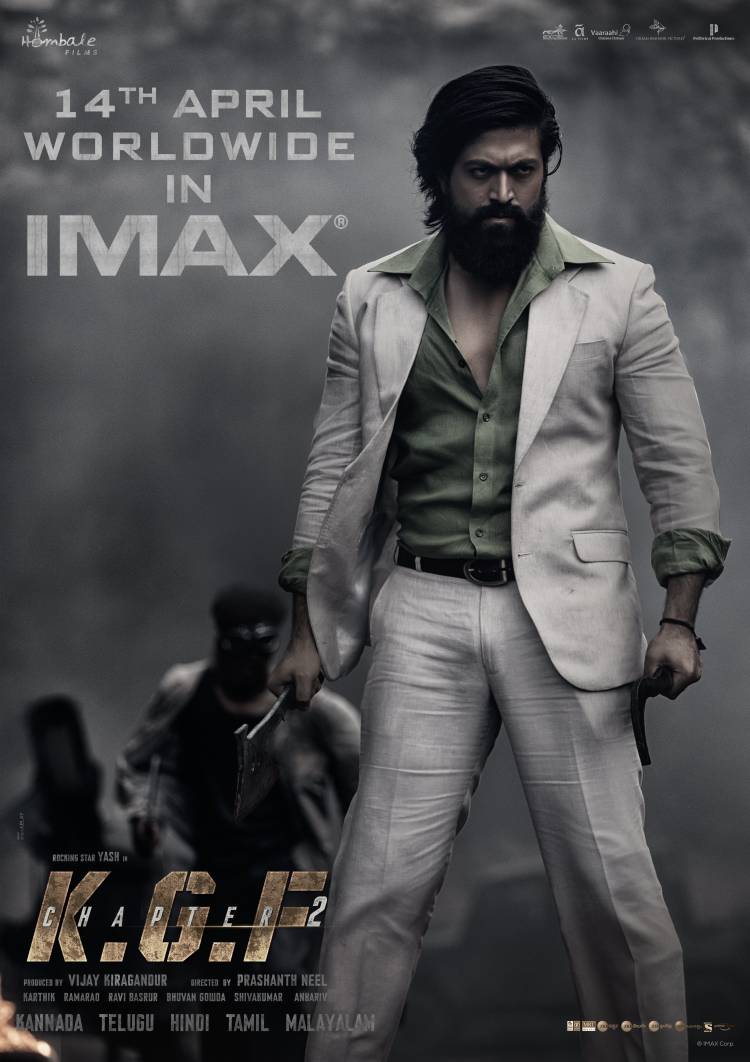 IMAX’s K.G.F. Chapter 2 poster has a rugged Rocky in a fierce look