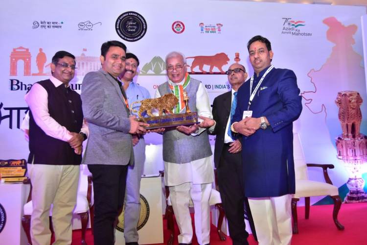 KDM founder N D Mali honoured with Bharat Gaurav Award
