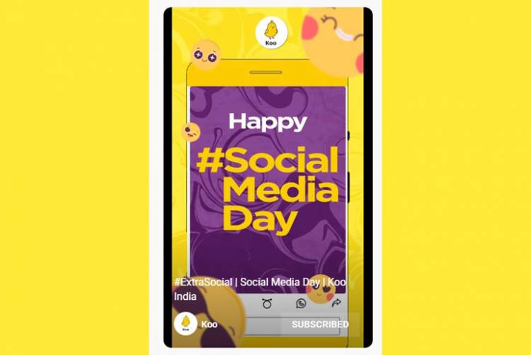 Koo’s Latest Campaign - #ExtraSocial – Invites Users to be Extra Expressive this Social Media Day