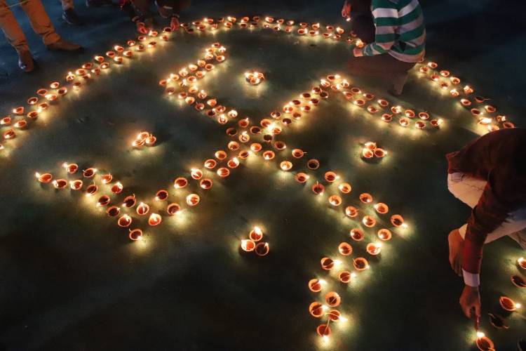 ‘Karthikai Deepam’ celebrated in Kashi -- Kashi Tamil Sangamam venue illuminated with thousands of lamps