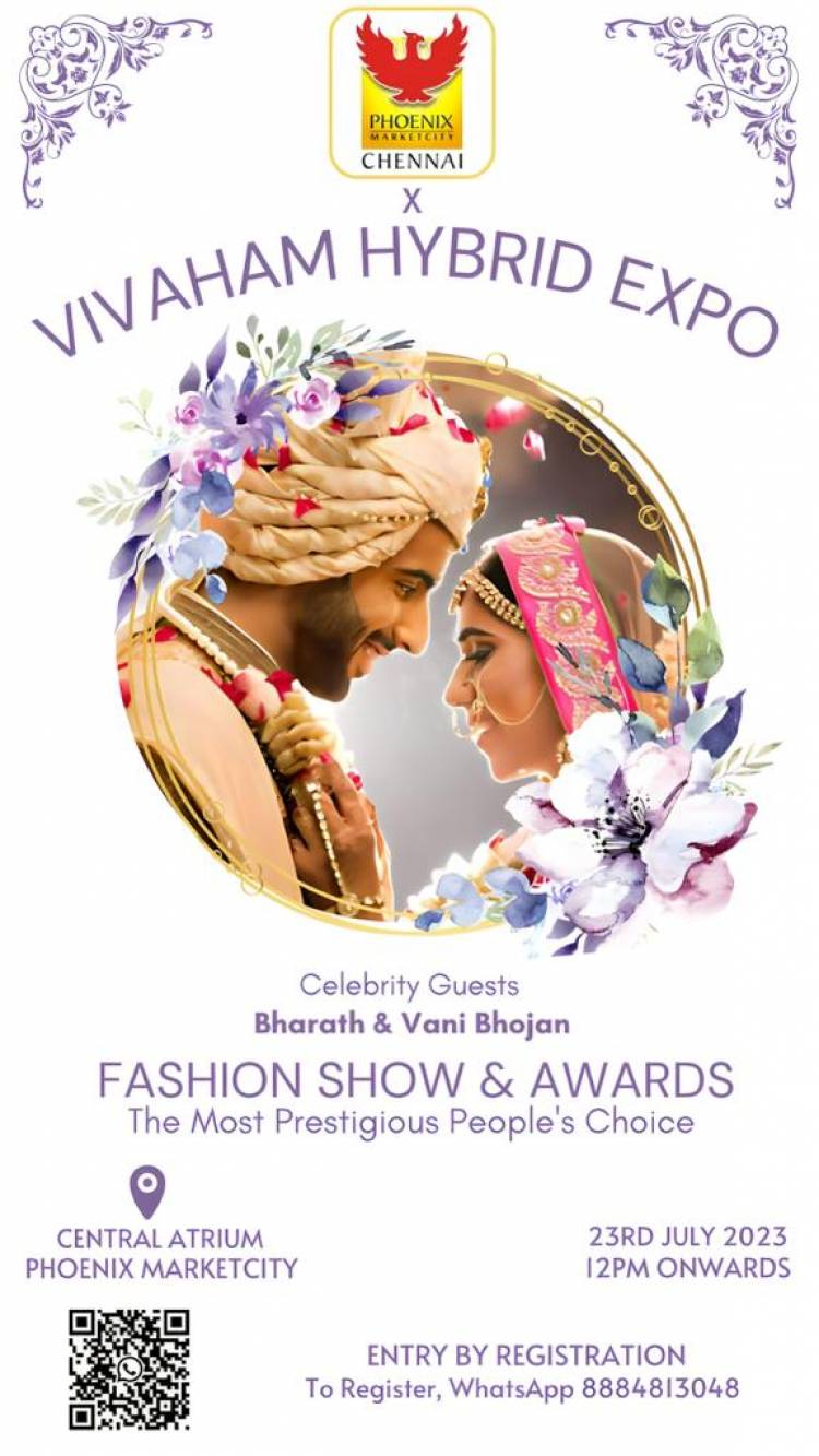 Hybrid Wedding Fashion Show and Bridal Expo – Vivaham to be held at Phoenix Marketcity