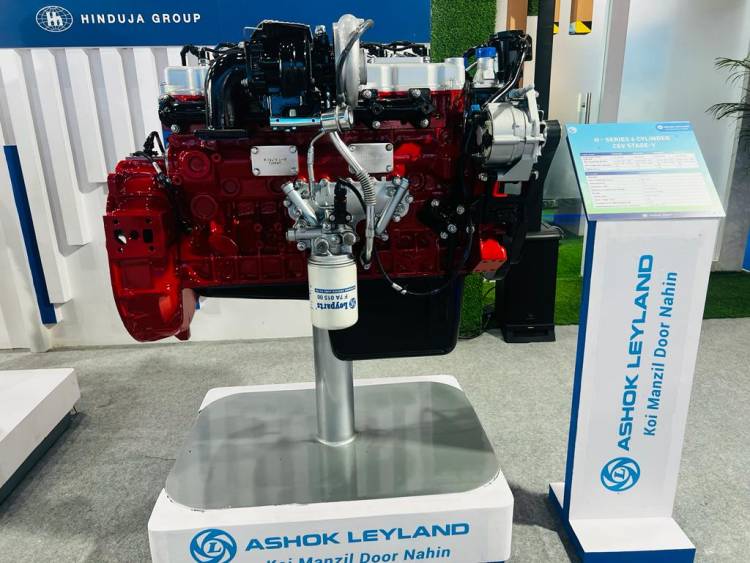 Ashok Leyland unveils cutting-edge ‘AL H6 Engine - CEV Stage V’ along with other innovative products at EXCON 2023