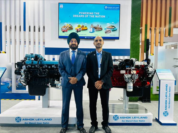 Ashok Leyland unveils cutting-edge ‘AL H6 Engine - CEV Stage V’ along with other innovative products at EXCON 2023