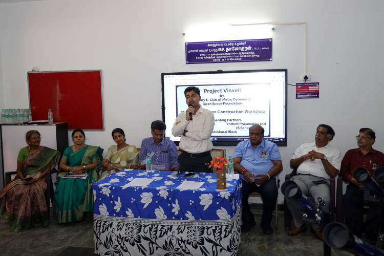 Inspiring Young Minds:  Walkaroo Foundation Implements Project Vinveli Jointly with Rotary E-club of Metro Dynamix and Open Space Foundation