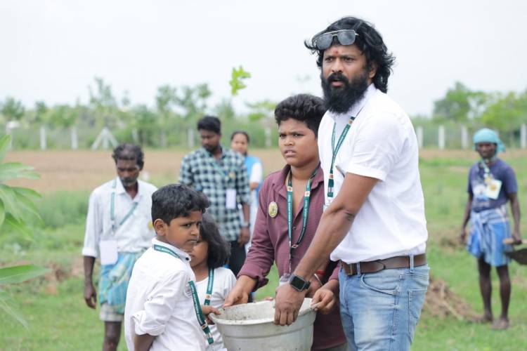 தமிழகம் முழுக்க 5000 மரக்கன்றுகளை நடும் நடிகர் சௌந்தரராஜா