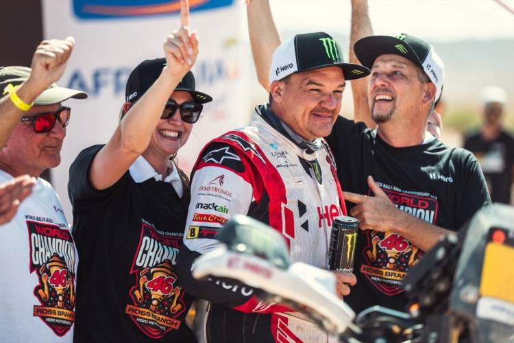 HERO MOTOSPORTS SCRIPTS HISTORY – ROSS BRANCH IS THE NEW FIM WORLD RALLY-RAID CHAMPION!