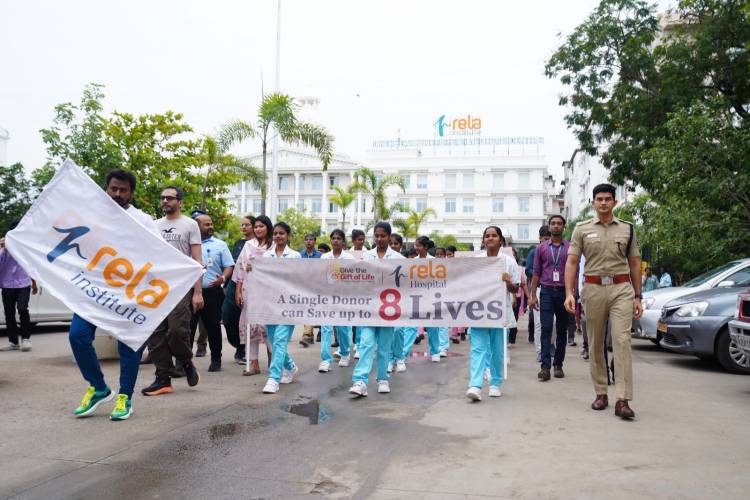 Rela Hospital’s Awareness Walkathon Mobilizes Over 400 Participants to Champion Organ Donation