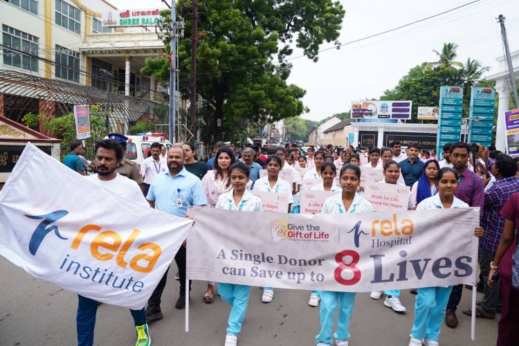 Rela Hospital’s Awareness Walkathon Mobilizes Over 400 Participants to Champion Organ Donation