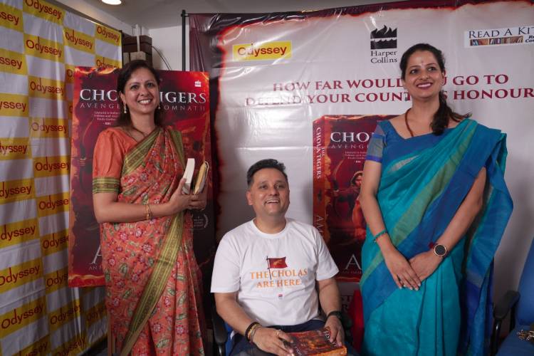  New book The Chola Tigers: Avengers of Somnath at Odyssey, Adyar in Chennai .