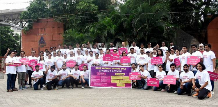 Indian Society of Critical Care Medicine, Hyderabad Chapter Hosts Awareness Walk on World Sepsis Day at Durgam Cheruvu cable Bridge