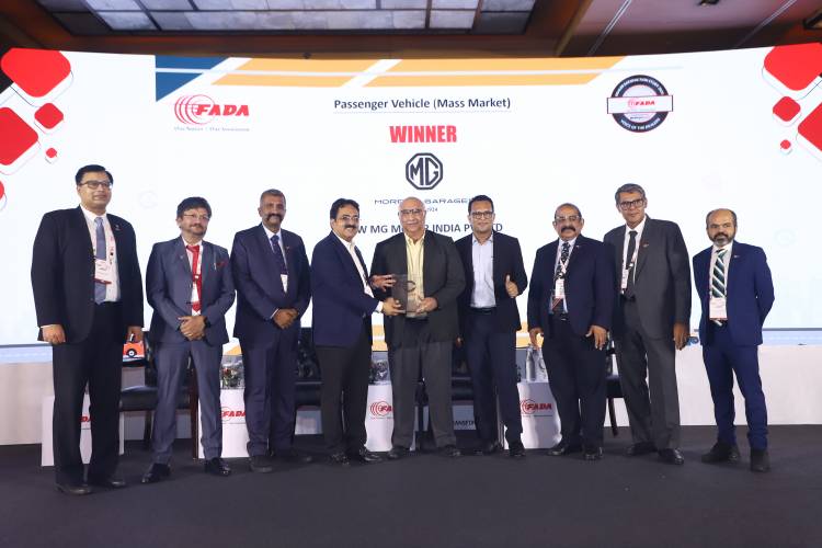 JSW MG Motor India wins two prestigious honours at the FADA Dealership Excellence Award 2025