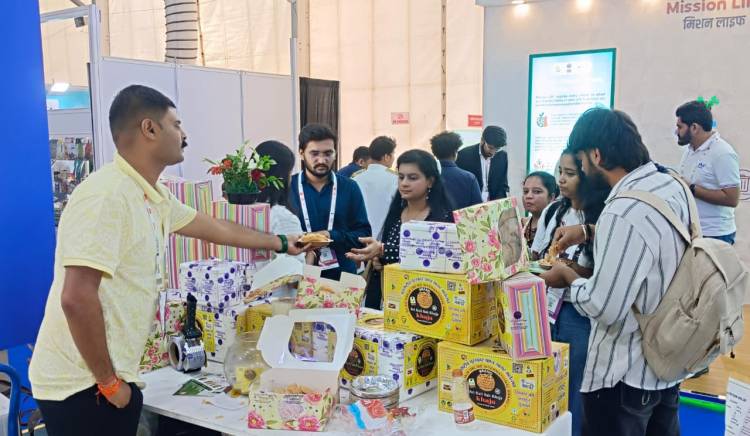 Bihar Pavilion Draws Huge Crowd at World Food India 2025