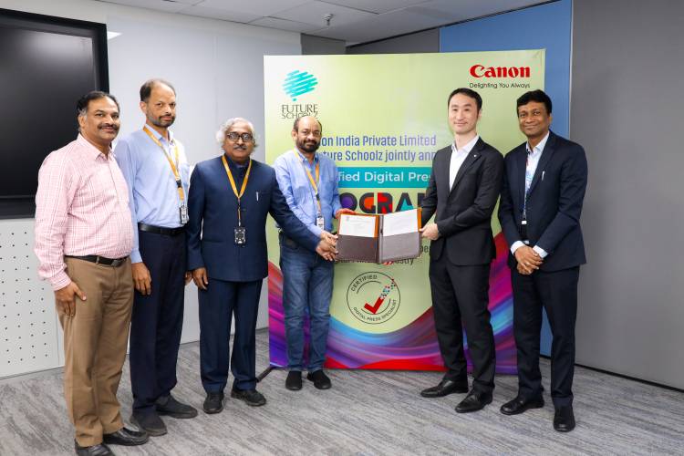 Canon India & Future Schoolz join hands to Launch India’s First Digital Press Certification Programme for Digital Printing Professionals 