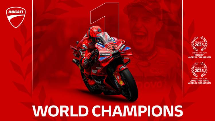 Marc Márquez and Ducati are the 2025 MotoGP World Champions
