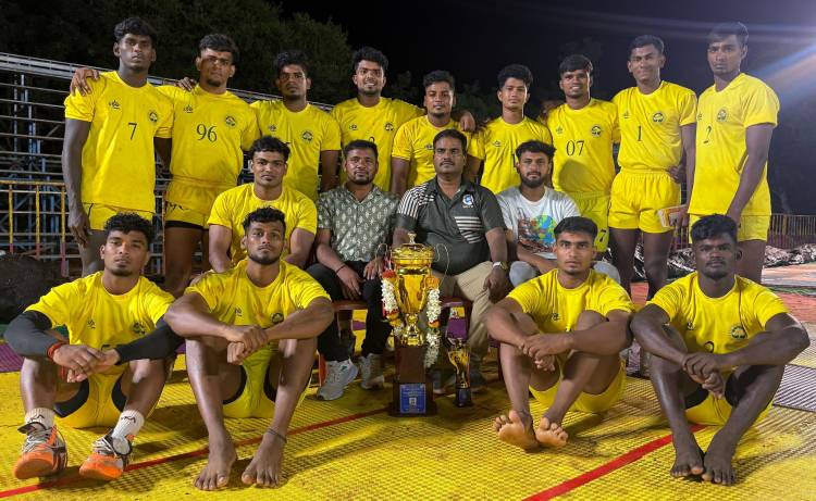 Our SRMIST Kabaddi Men’s Team won Gold in the South Zone Inter University Kabaddi Men’s Tournament