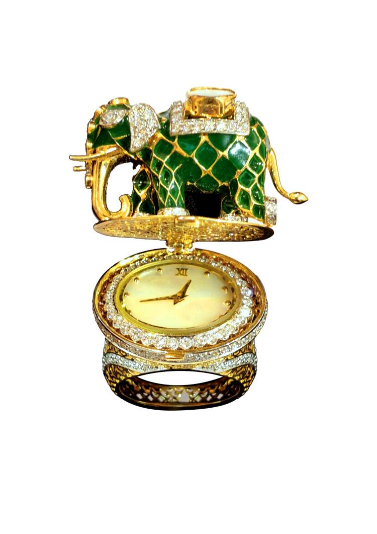 The Majestic Elephant Ring Watch Designed By Gaurav Mehta