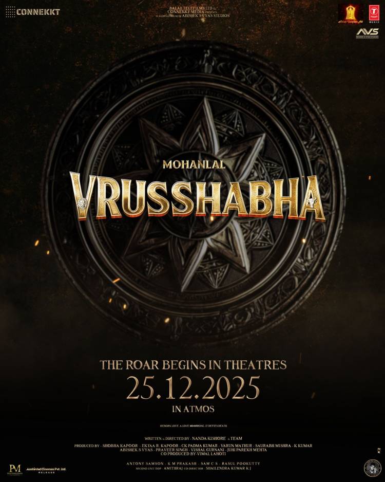 Vrusshabha A Grand Cinematic Saga Releasing Worldwide This Christmas 2025