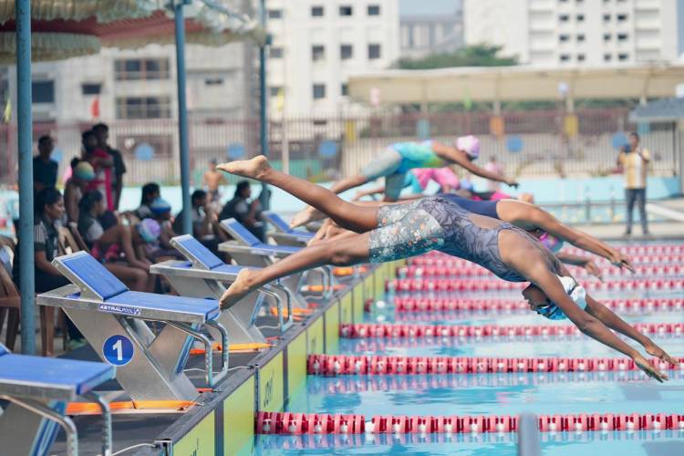 SRMIST Conducts Second Month of India’s First-Ever All India Ranking Swimming Meet at Dr. T.R. Paarivendhar Aquatic Complex