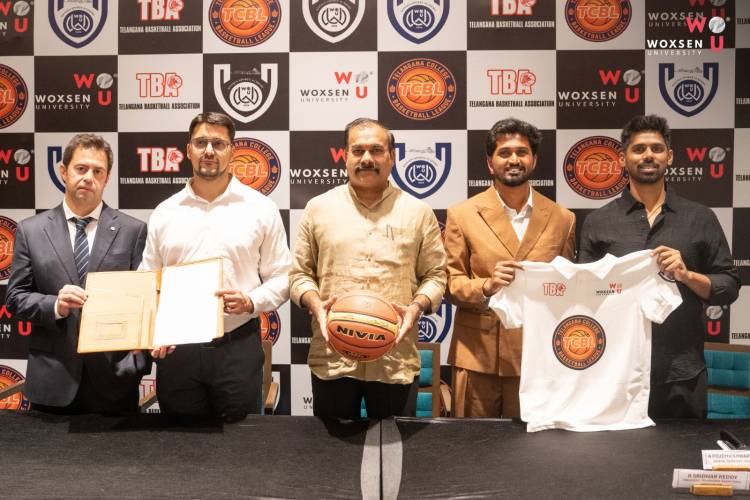 Woxsen Sports Academy Signs MoU with Telangana Basketball Association to Strengthen State’s Collegiate Basketball Ecosystem