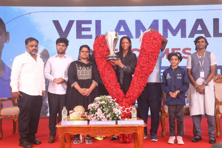 வெலம்மாள் நெக்ஸஸ் – பெண்கள் கிரிக்கெட் உலகக் கோப்பை 2025 வெற்றி வீராங்கனை இந்திய அணியின் கேப்டன் திருமதி ஹர்மன் ப்ரீத் கௌரை கௌரவிக்கும் சிறப்பு விழா