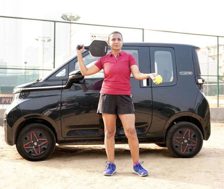 JSW MG Motor India onboards Pickleball Champion Monica Menon under Women of MG initiative