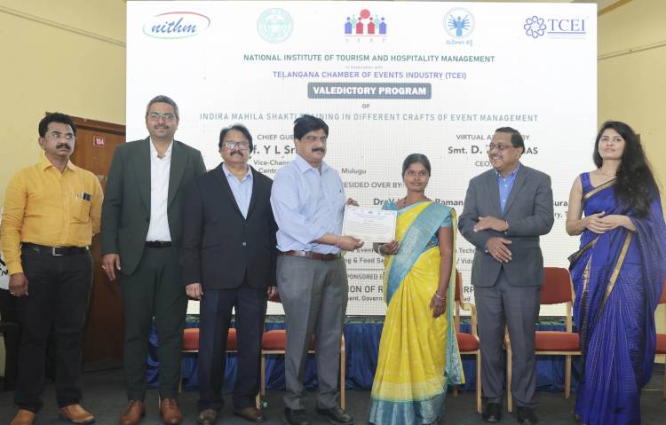 TCEI & Society for Elimination of Rural Poverty, Govt of Telangana; empower 180 Rural Women, with Event Management skills