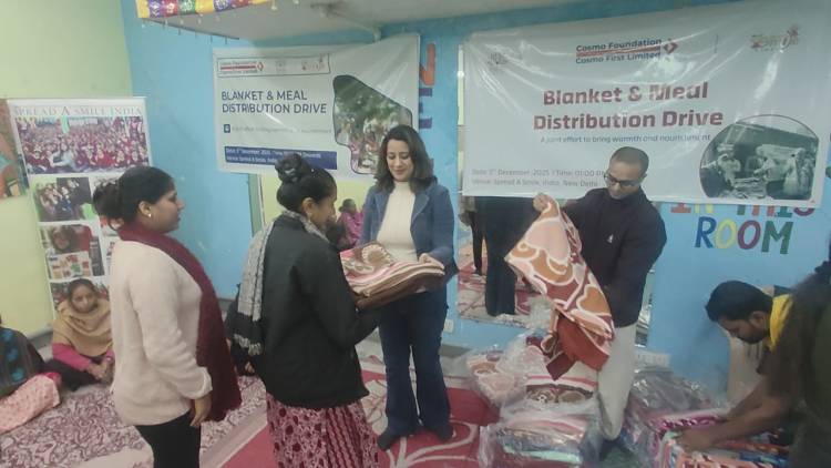 Cosmo Foundation Extends Winter Relief to Delhi’s Slum Children Through Social Partnerships