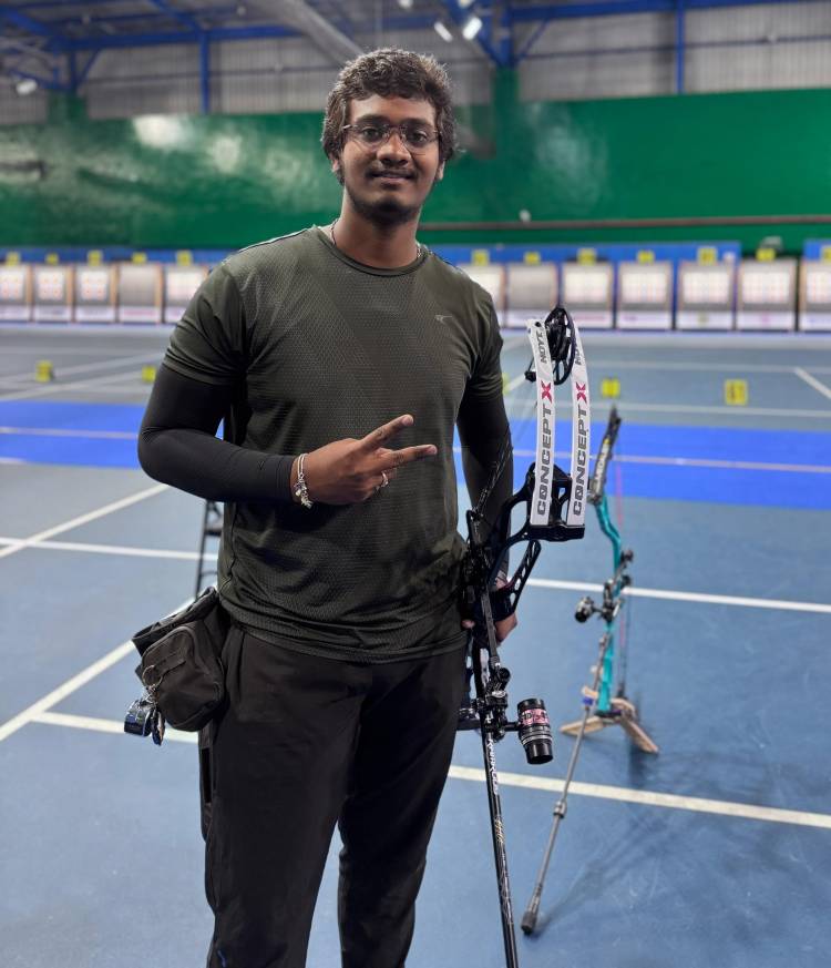 SRMIST Archer Wins Gold at Chinese Taipei Indoor World Archery Series 2025